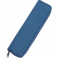 Schreibgeräteetui 5x17x2cm Polyester/Cotton blau
