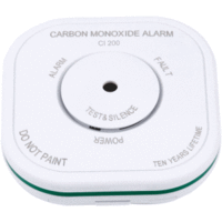 Kohlenmonoxid Warnmelder CI 200 für Alarmsysteme weiß