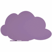 Symbol-Tafel Skinshape Wolke lackiert 75x115cm RAL 4005 blaulila