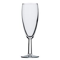 Utopia Saxon Champagne Flutes in Clear Made of Glass 5.5 oz / 160 ml