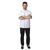 Whites Southside Unisex Chefs Jacket with Contrast Detail in White - L