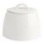 Lumina Fine China Oval Sugar Bowls in White with Lids 7oz / 200ml