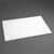 Hygiplas Standard High Density White Chopping Board for Bakery - 45x30cm