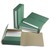 EXTENDOS Dossier pour archivage à 3 rabats, dos de 6 cm, en carton Vert, fermeture par élastique