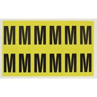 Self-adhesive numbers and letters - Letter M