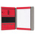 Portablocco Meet - con alette magnetiche - 31 x 25 x 1,4 cm - rosso - InTempo