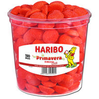 Haribo Primavera, Erdbeeren, Schaumzucker, 150 Stück