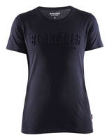 Damen T-Shirt 3D 3431 dunkel marineblau