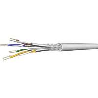 DRAKA 1001131-00100RW Hálózati kábel CAT 7 S/FTP 4 x 2 x 0.13 mm2 Piros méteráru