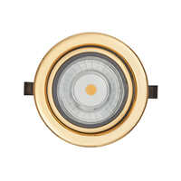 LED Möbeleinbau-Downlight N 5022 COB, Ø 6.8cm, 350mA, 3.3W 3000K 180lm 100°, CRi >90, dimmbar, schwenkbar, Gold