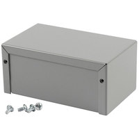 Hammond 1411N Utility Metal Case 127x76x56mm Aluminium Grey