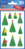 Weihnachtssticker, Folie, Weihnachtsbaum, gelb, grün, rot, metallfarben, 10 Aufkleber