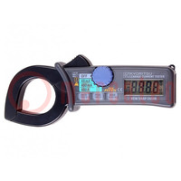 Meter: leakage current; pincers type; LCD; 40mA,400mA,400A