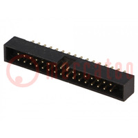 Connector: IDC; socket; male; PIN: 32; straight; THT; gold-plated