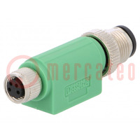 Adapter; PIN: 4; proste; 30VAC; 4A; -25÷90°C; 30VDC