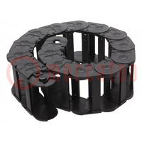 Cable chain; 3400; Bend.rad: 250mm; L: 1005mm; Int.height: 45mm
