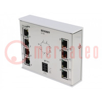 Communication; Number of ports: 8; 24VDC; for DIN rail mounting
