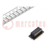 Connector: PCB to PCB; female; PIN: 20; 0.5mm; H: 2.7mm; DF12N; SMT