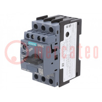 Motor breaker; 7.5kW; NO + NC; 220÷690VAC; for DIN rail mounting