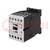 Contactor: 4-pole; NC + NO x3; 230VAC; 4A; for DIN rail mounting