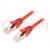Patch cord; ETHERLINE® Cat.6a,S/FTP; 6a; koord; Cu; LSZH; rood; 2m