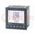 Multiméter: hálózati paraméterek; digitális,panelmérő; LCD 3,5"