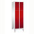 Fächerschrank Classic auf Füßen, mit 6 Fächern, H1850xB610xT500mm Version: 05 - Lichtgrau/ Rubinrot