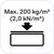 Symbol zu ALU-PRO Fahrgerüst klappbar Type 70894 Anbau-Modul 2