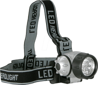 LED KOPFLAMPE7 LAMPE FRONTALE LED, 7 LED EAXUS 49590