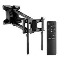 MACLEAN MC-891 TV SUPPORT TV ÉLECTRIQUE AU-DESSUS DE LA CHEMINÉE VESA MAX 600X400 TÉLÉCOMMANDE POUR TV 37"-70" 35KG