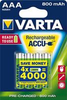 VARTA Power Accu R2U AAA Micro, HR03, 800 mAh