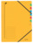 Ordnungsmappe, 7 Fächer, Pendarec-Karton, gelb