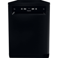 Hotpoint Black Dishwasher Freestanding Full Size With 3rd Cutlery Tray