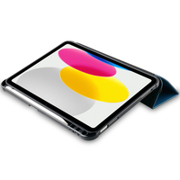 OtterBox Coque React Folio pour iPad 10th gen, Antichoc, anti-chute, étui folio de protection fin, testé selon les normes militaires, Bleu, livré sans emballage