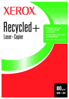 Xerox Recycled+ A4 80g/m² 500 Sheets papel para impresora de inyección de tinta Blanco