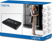 LogiLink UA0082 storage drive enclosure Black 3.5"