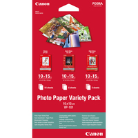 Canon Pack variété de papier photo 4 × 6" (10 × 15 cm) VP-101 de , 20 feuilles