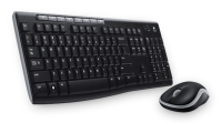 Logitech Wireless Combo MK270 tastiera Mouse incluso RF Wireless Ebraico Nero