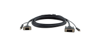 Kramer Electronics 3.0m, DVI-I/3.5mm - VGA/3.5mm 3 m VGA (D-Sub) + 3,5mm Negro