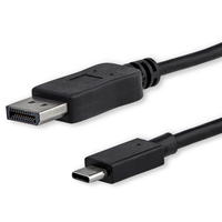 StarTech.com Cable 1m USB C a DisplayPort 1.2 de 4K a 60Hz - Adaptador Convertidor USB Tipo C a DisplayPort - HBR2 - Conversor USBC con Modo Alt - Compatible con Thunderbolt 3 -...