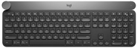 Logitech Craft Advanced keyboard with creative input dial tastiera RF senza fili + Bluetooth QWERTY Inglese UK Nero, Grigio