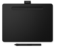 Wacom Intuos M Bluetooth Grafiktablett Schwarz 2540 lpi 216 x 135 mm USB/Bluetooth