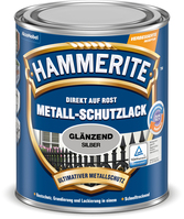 Hammerite Metall-Schutzlack Glänzend Silber 0,75 l