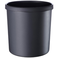 Helit H6106495 cubo de basura Alrededor Plástico Negro