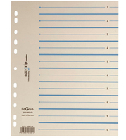 Pagna 44063-02 Tab-Register Numerischer Registerindex Karton Beige, Blau