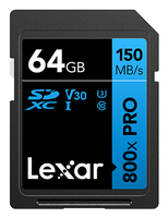 Lexar High-Performance 800xPRO 64 GB SDXC UHS-I Clase 10