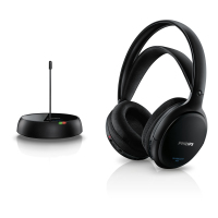 Philips SHC5200/10 headphones/headset Wired & Wireless Head-band Music Black