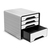 CEP 1071130121 unité de tiroir de bureau Noir, Blanc Polystyrène