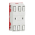 Schneider Electric NU306103 wandcontactdoos Rood