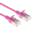 ACT DC7400 Netzwerkkabel Pink 0,5 m Cat6a U/FTP (STP)